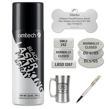 Spray de marcado láser OMTech, fluido de marcado láser de metal para grabadores láser de CO2,