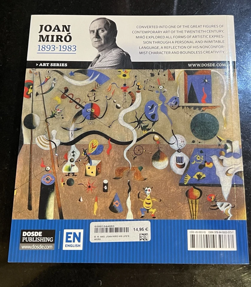 Joan Miro His Life’s Work Book NEW - Image 2 of 2