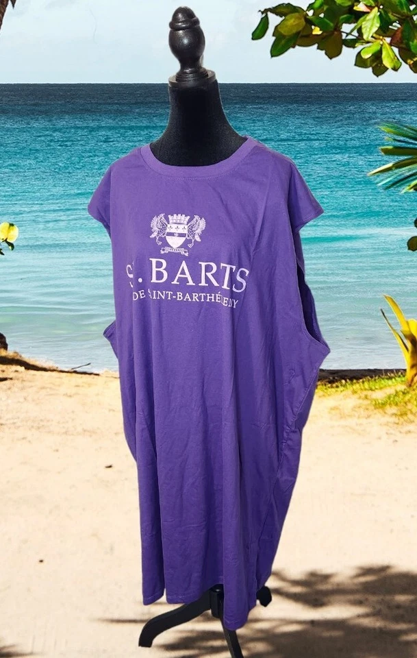 Женский купальный костюм 3x Issac Morris чехол. St Barts фиолетовый футболка материал макси - Изображение 3 из 4