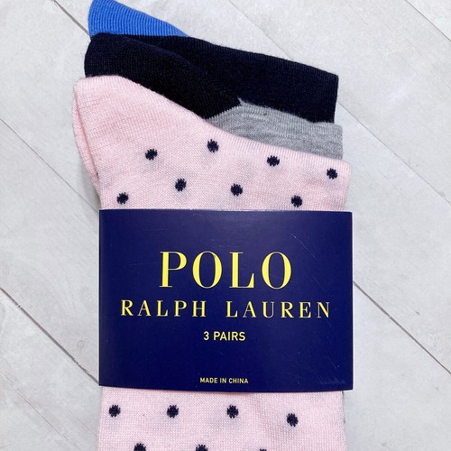 Calcetines Polo Ralph Lauren Para Hombre 3 Pares ELIGE Lunares Cuadros Sólidos - Imagen 40 de 42