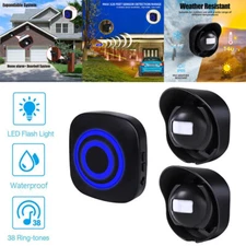 Wireless Driveway Alarm Security Motion Sensor Detector 656ft Long Range Outdoor