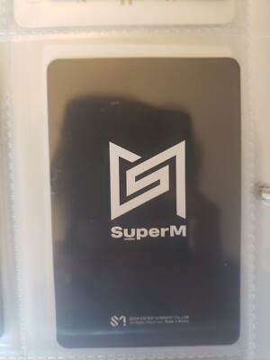 SuperM Popup トレカ ベッキョン EXO Official Baekhyun SuperM Limited Pop Up Photocard | eBay