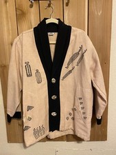Venus Imports Cotton Jacket W Fish Buttons Size M Nwot