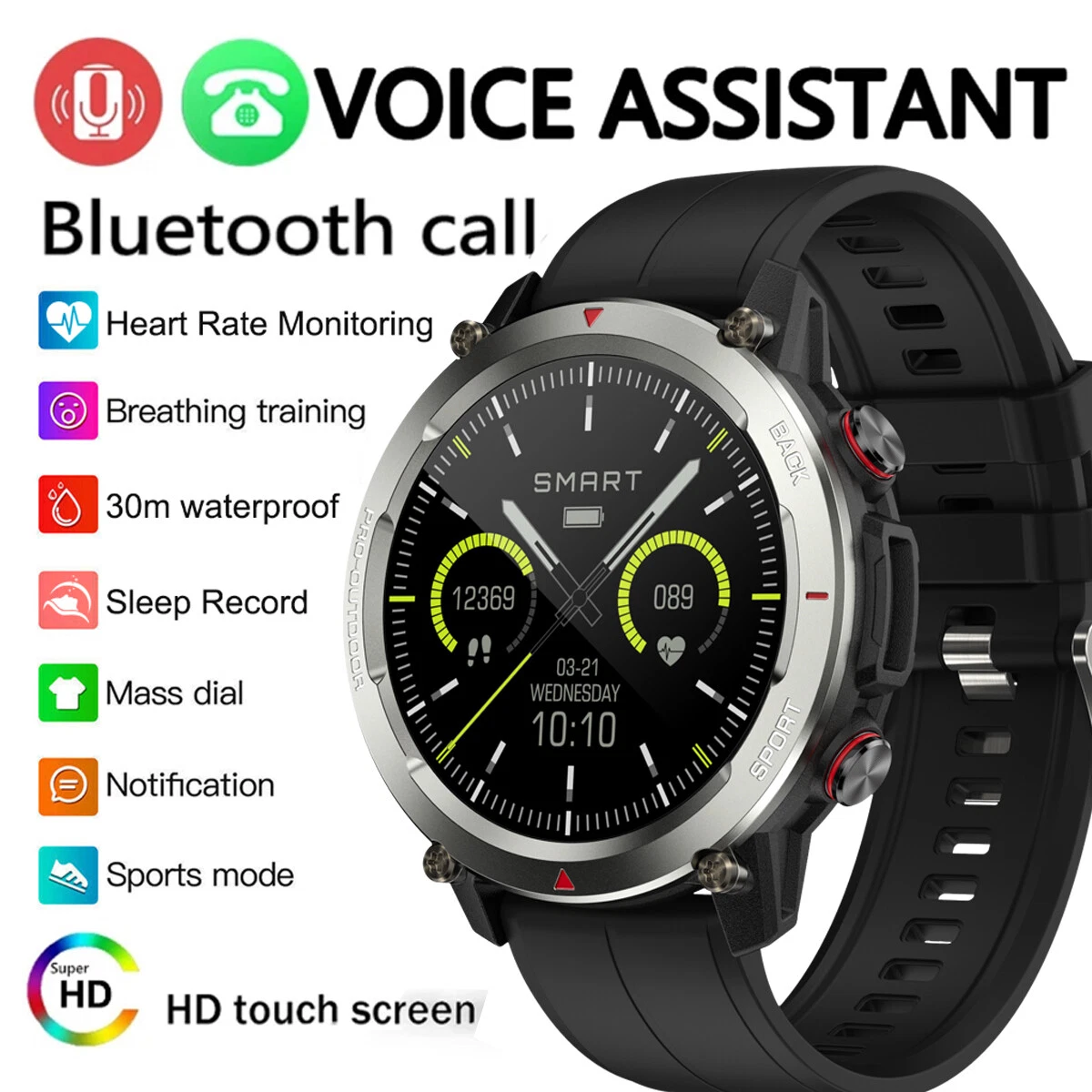 Compatible with ios and top android system heart rate monitor
