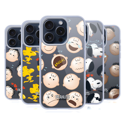 OFFIZIELLE PEANUTS PERSÖHNLICHKEITEN MUSTER GEL HUELLE FÜR APPLE iPHONE HANDYS