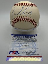 Kazuhisa Ishii Los Angeles Dodgers Signed Autograph Official Baseball PSA DNA *1