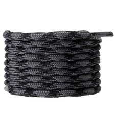 3Pair Wave Gray Black Hiking Work Boot Shoe Laces for 5 6 7 8 eyelets Stay Tied