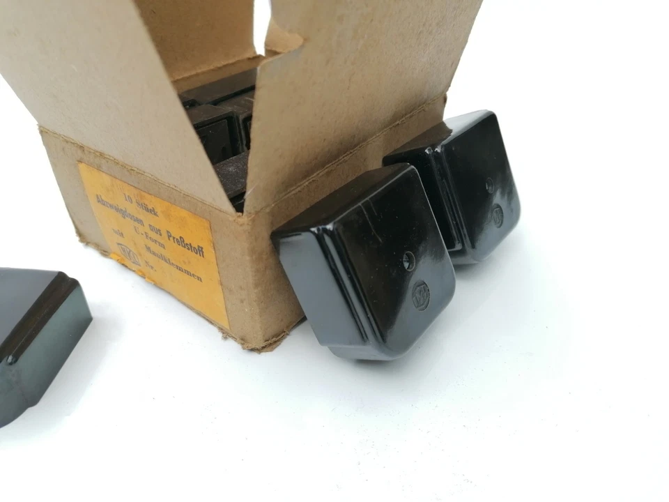 1x Bakelit Abzweigdose Verteilerdose Aufputz klein Vintage retro Schalter alt - Bild 4 von 4