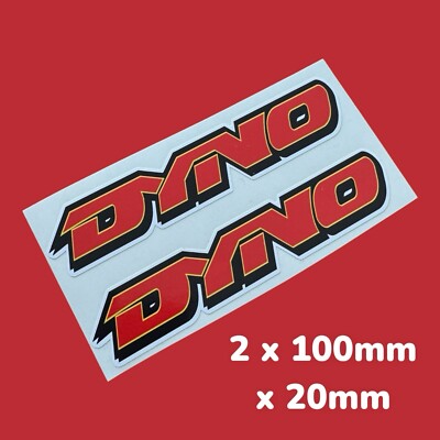 Dyno BMX Aufkleber Vinyl Sticker Set Stunt GT Cycling Ersatz 1995 Sticker 90er 
