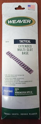Weaver #99476 1 Piece Extended Multi-Slot Base Picatinny for Winchester XPR LA