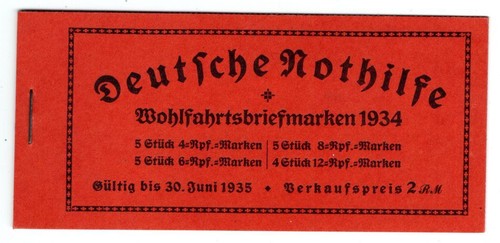 Dr-Zusdr. MH40.3 Impeccable MNH Unstamped Stamp Booklet (CA2853