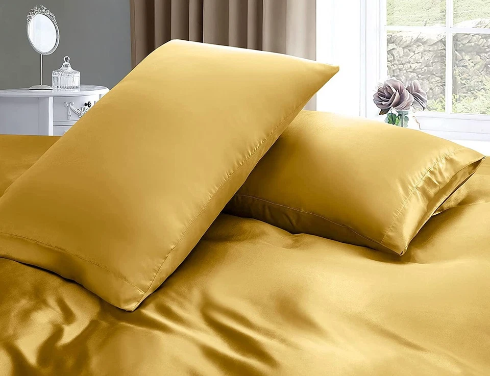 See All Pictures- 10-Pcs. Satin King/Queen Comforter Cover Set – Purple & Gold - Image 3 of 4