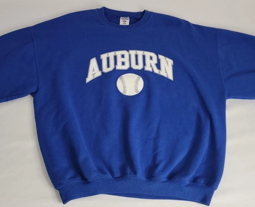 Sudadera de béisbol de colección Auburn Tigers University XL Jerzees EE. UU. azul universidad Foto 3 de 4