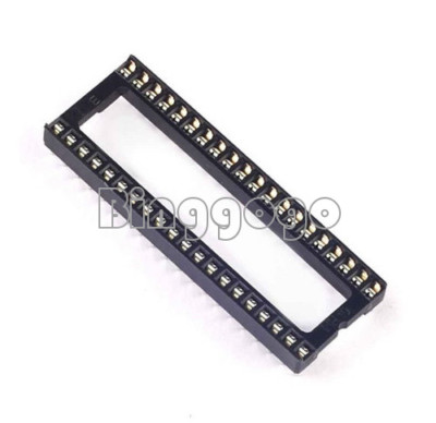 10Pcs 40pin DIP IC Adaptor Solder Type Socket Pitch Dual Wipe Contact NEW