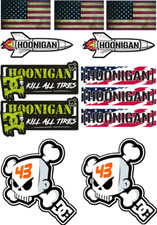 HOONIGAN Aufkleber USA Set 12 tlg. Ken Block 43 Drift Sticker Gymkhana V8 KULT