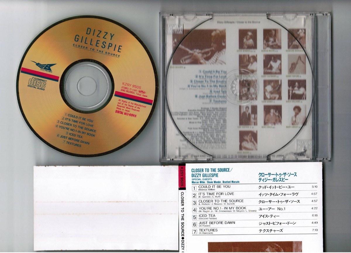 DIZZY GILLESPIE Closer To The Source JAPAN 24k GOLD CD K25Y9505