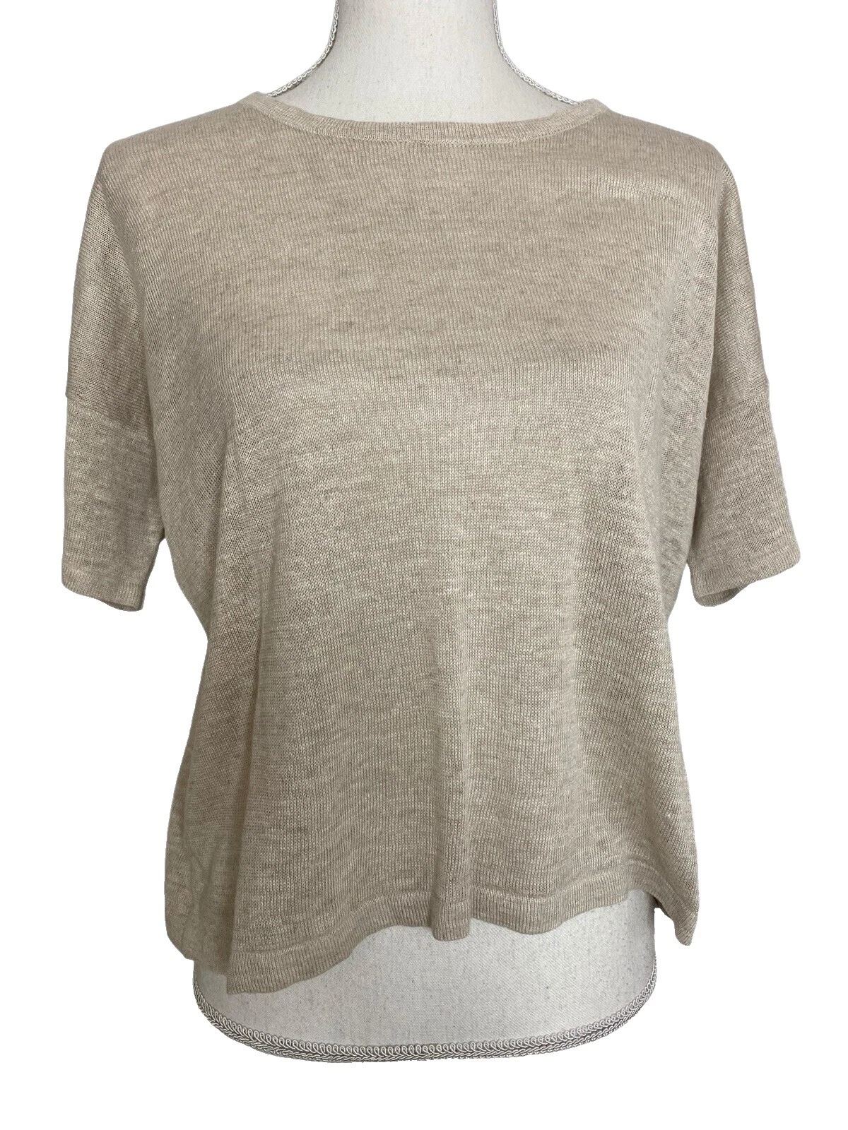 Eileen Fisher Linen Brown Tops for Women