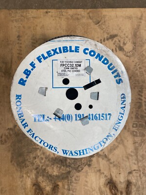 RONBAR RBF FLEXROHR FPCC32,10M 33MM 10M STAHL PVC BEDECKT 90£ + MWST