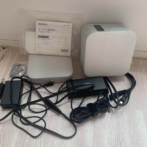 SONY LSPXP1 Video Ultra Short Throw Projector Portable Color White eBay