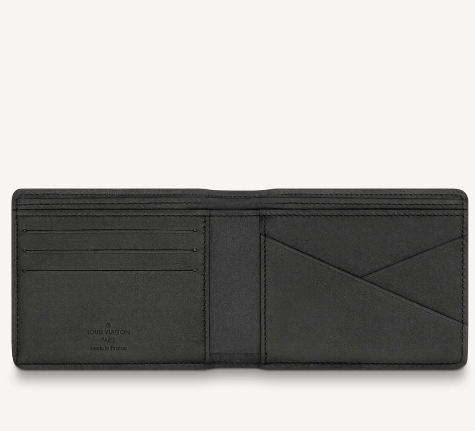 Brand New Louis Vuitton Hybrid Wallet Black Monogram Shadow leather Card ID