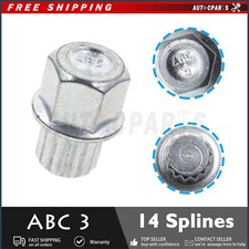 For Vw Volkswagen Audi Wheel Lock Key 14 Pointed Spline Style Abc 3 Us Fast Ship For Vw Volkswagen Audi Wheel Lock Key 14 Pointed Spline Style Abc 3 Us Fast Ship