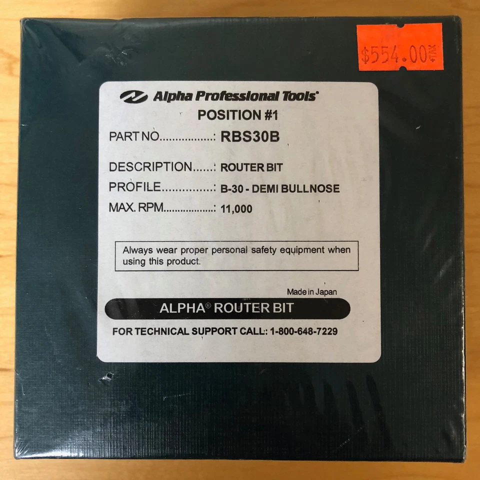 Alpha Tools RBS30B Smooth and Quick Profiling Router Bit - RBS30B - Image 3 of 3