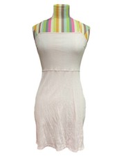 Urban Outfitters Pink Ribbed Knit Mini Dress Size M 0853