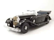 Mercedes 770 (W150) Convertible Black 1938 1:18 Model Car
