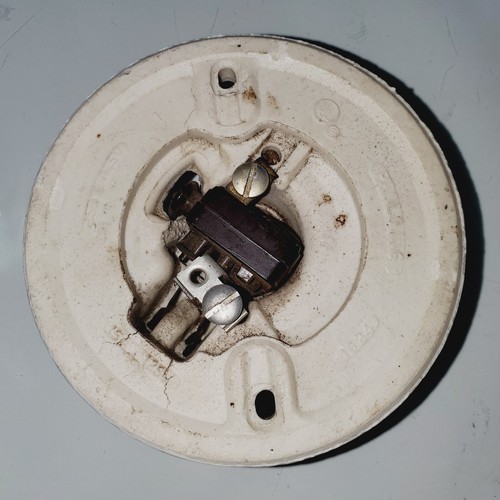 VTG PAULDING White Porcelain Pull Chain Light Socket Fixture Base W/ Outlet! - Picture 16 of 18