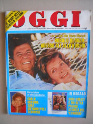 OGGI n�47 1980 Cabrini Ivana Monti Roberta Paladini Ronald Reagan  [TR29]