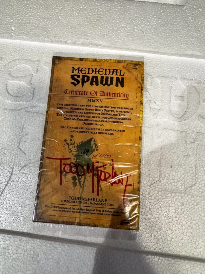Medieval Spawn Limited Edition Statue 169/1,500 (McFarlane Toys, 2015) - Image 3 of 4