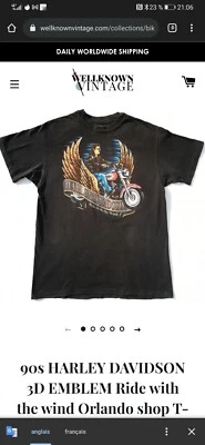 3d Emblem Harley Davidson Orlando Shop Back print - Photo 1/4