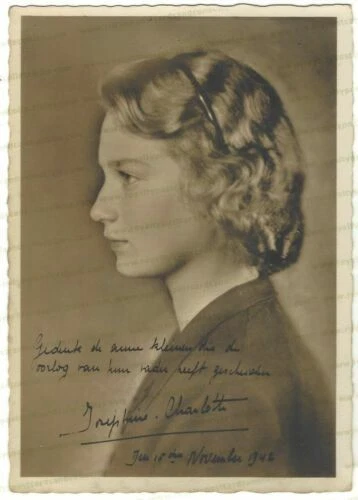 Repro, Signatur aufgedruckte Autogrammfotos- & - graphen von Adeligen Autogrammkarte