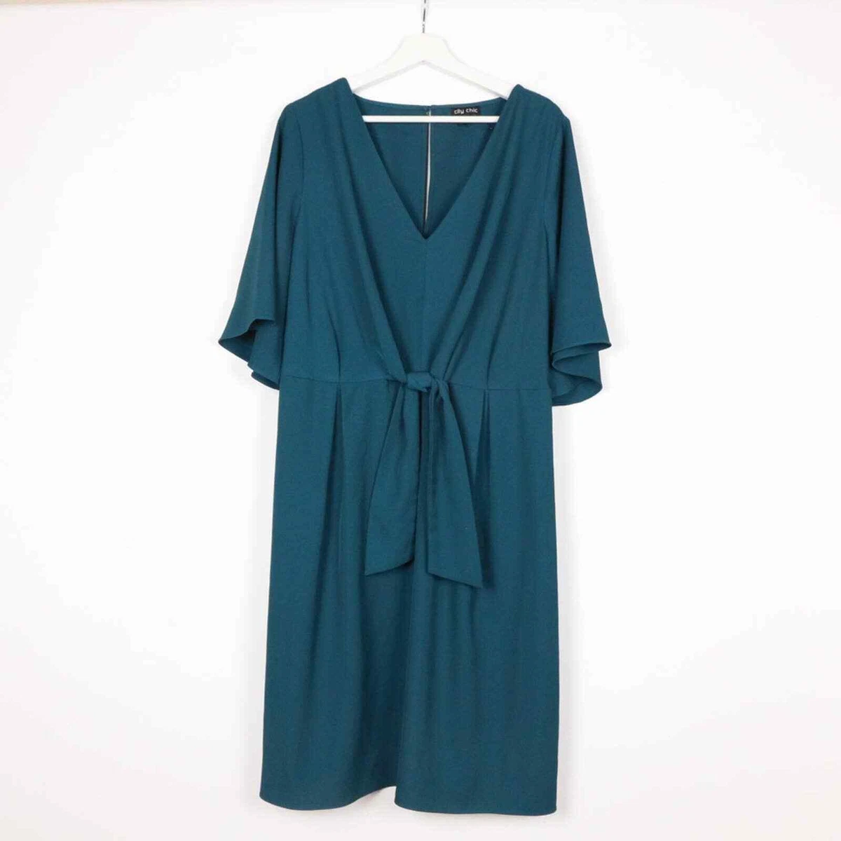 City chic tie front clearance dress