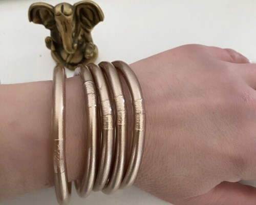 Bracelet Bouddhiste Tibétain Rouge - Porte-bonheur Chance En Plastique Semi-rigide