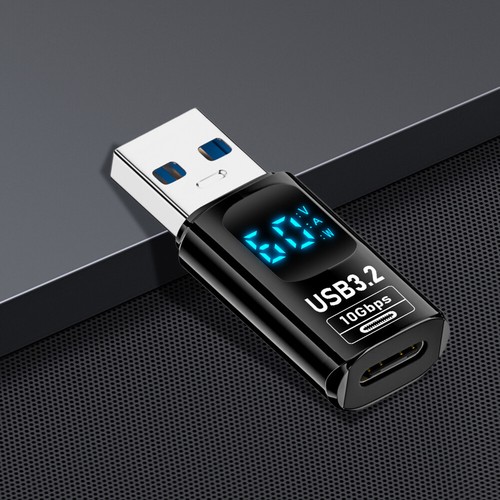 Digital Display USB Type C Charger Converter 60W for Mobile Phone Laptop Tablet - Zdjęcie 8 z 8
