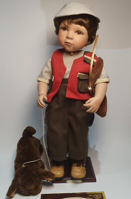 Porzellanpuppe ''Jack'' (325) 21'' (54cm) von Alberon Collection, super selten (2/2000)