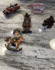 Country Western Cowboy Theme Lot of Christmas Ornaments 6 