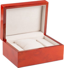 Cofanetto orologio radica astuccio orologi in legno laccato lucido