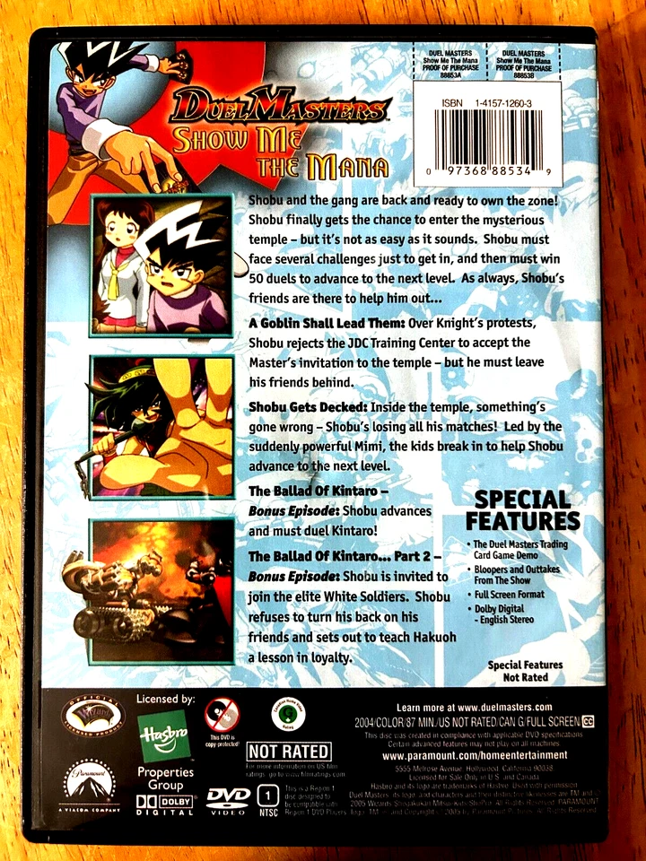 Duel Masters - Show Me the Mana (DVD 2005) (VG) - Image 2 of 3