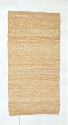 Jute Teppich Nachhaltige Boho Naturfarben Handgewebt Fester Natur Scandi
