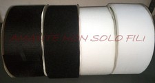 Nastro a STRAPPO tipo velcro da 10 CM da cucire maschio o femmina bianco o nero