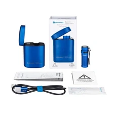 Olight Baton 3 Blue Premium Limited Edition, Wireless Charger, 1200L, 166M