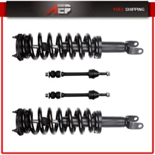 4pcs Front Strut & Spring Assemblies Sway Bar For 2006-2008 Dodge Ram 1500 4WD