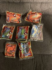 Nickelodeon Kids Choice, Burger King, Kids Club Unopened Toys. Lot Of 7