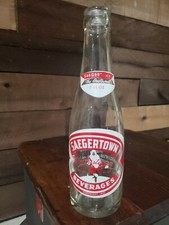1954 SAEGERTOWN PA 7OZ SODA POP BOTTLE ROOT BEER GREAT GRAPHICS