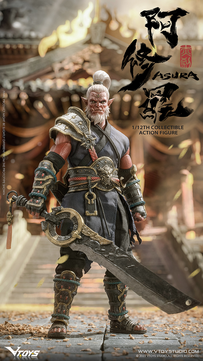 VTOYS Asura Onmyoji 1/12 Action Figure 6in Doll Collectible Model