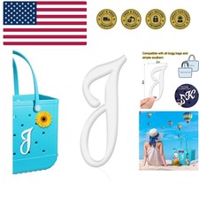 Letter Charms for Bogg Bag  Alphabet Lettering Accessories Charms Compatible w...