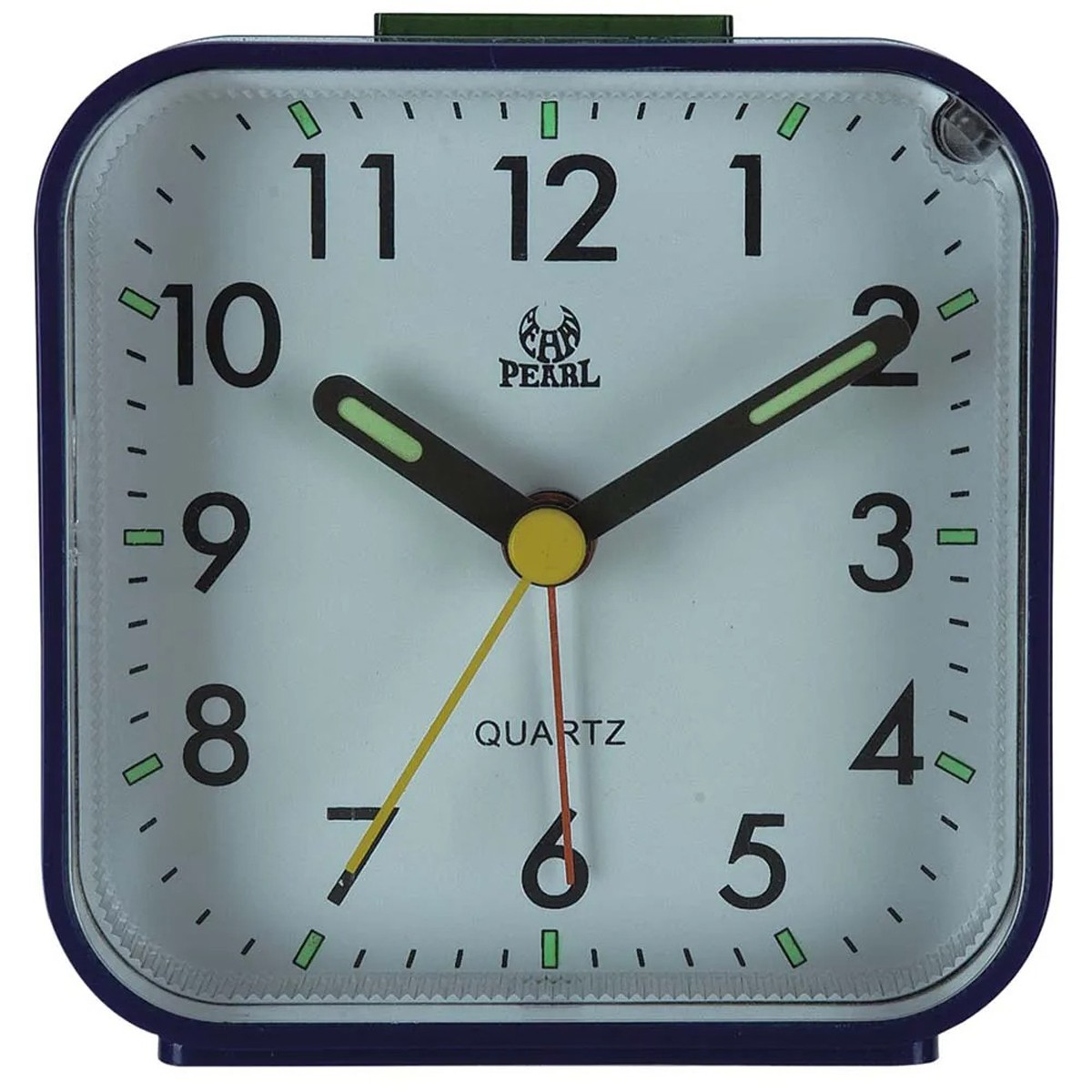 Classic Alarm Clock LED Desk Nightlight Snooze Quiet Non Ticking Battery Powered