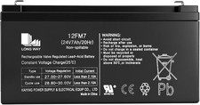 24v 7ah Battery for Ride on Toys car utv 12fm7 20hr 24 Volt Valve Regulated Seal